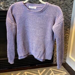 Pink Republic Lavender Crew Neck Sweater